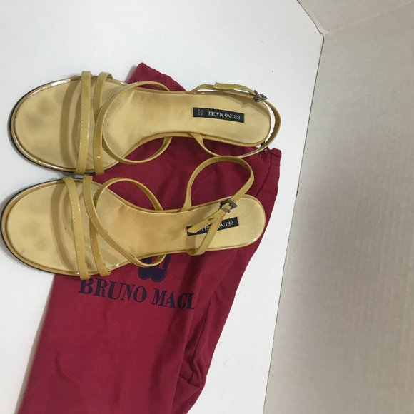 BRUNO MAGLI Patent Strappy Sandal - Picture 4 of 5